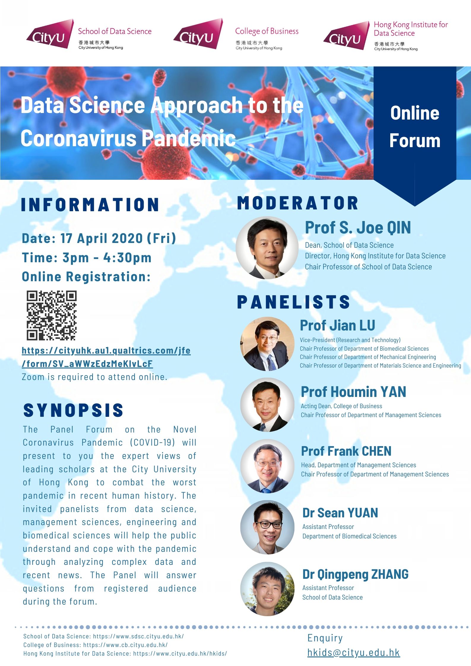 Online Forum - Data Science Approach to the Coronavirus Pandemic