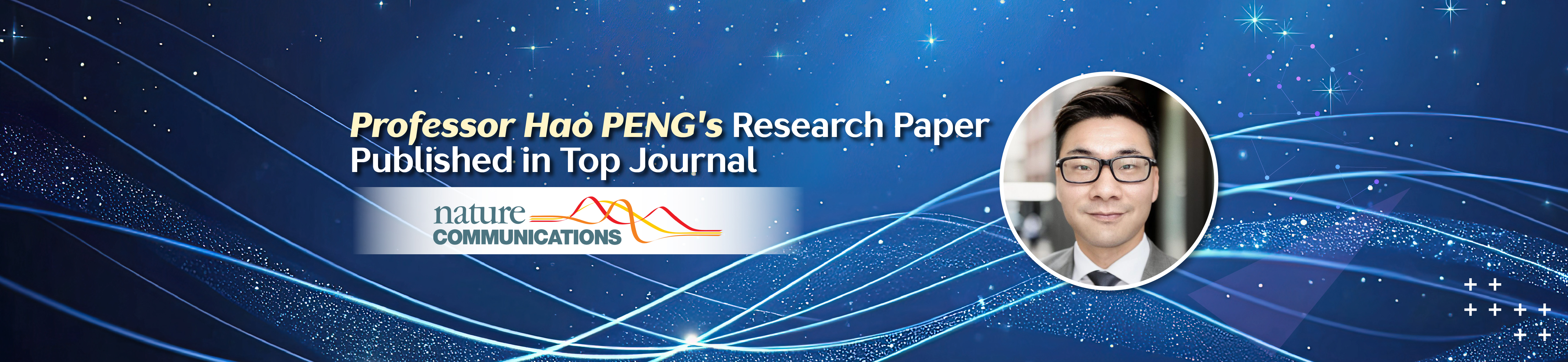 Professor Hao PENG's Research Paper Published in Top Journal - Nature Communications