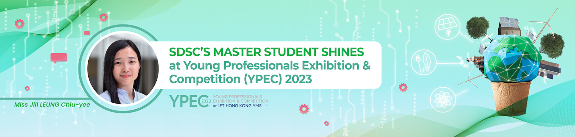 SDSC’s master student shines at Young Professionals Exhibition & Competition (YPEC) 2023